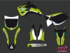 Kawasaki 250 KX Dirt Bike Pulsar Graphic Kit Black