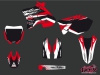 Yamaha 125 YZ Dirt Bike Pulsar Graphic Kit Red