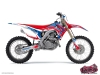 Honda 125 CR Dirt Bike Pulsar Graphic Kit Blue