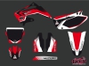 Kit Déco Moto Cross Pulsar Honda 125 CR Noir