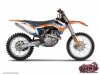 Kit Déco Moto Cross Pulsar KTM EXC-EXCF Bleu