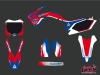 Kit Déco Moto Cross Pulsar Honda 250 CRF Bleu