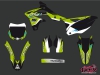 Kit Déco Moto Cross Pulsar Kawasaki 250 KXF Noir