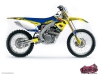 Suzuki 250 RMZ Dirt Bike Pulsar Graphic Kit Blue