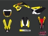 Suzuki 250 RMZ Dirt Bike Pulsar Graphic Kit Black