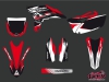 Yamaha 250 YZF Dirt Bike Pulsar Graphic Kit Red