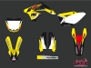 Suzuki 450 RMZ Dirt Bike Pulsar Graphic Kit Black