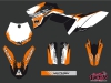 Kit Déco Moto Cross Pulsar KTM 65 SX Noir