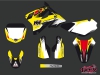 Suzuki 85 RM Dirt Bike Pulsar Graphic Kit Black