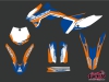 KTM 85 SX Dirt Bike Pulsar Graphic Kit Blue