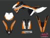 KTM 85 SX Dirt Bike Pulsar Graphic Kit Black