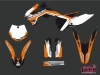 Kit Déco Moto Cross Pulsar KTM 85 SX Noir