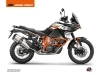 KTM 1090 Adventure R Street Bike Raster Graphic Kit Black White