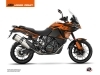 Kit Déco Moto Raster KTM 1190 Adventure Noir Orange