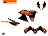 Kit Déco Moto Raster KTM 1290 Super Adventure R Noir Orange