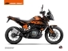 KTM 390 Adventure Street Bike Raster Graphic Kit Black Orange