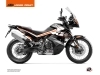 Kit Déco Moto Raster KTM 890 Adventure Noir Blanc