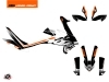 KTM 890 Adventure R Street Bike Raster Graphic Kit Black White