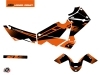 Kit Déco Moto Raster KTM 990 Adventure Noir Orange