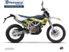 Kit Déco Moto Cross Reef Husqvarna 701 Enduro Bleu