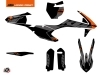 KTM 125 SX Dirt Bike Reflex Graphic Kit Black