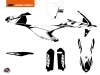 KTM 250 SX Dirt Bike Reflex Graphic Kit White