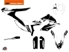 KTM 350 FREERIDE Dirt Bike Reflex Graphic Kit White