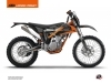 Kit Déco Moto Cross Reflex KTM 350 FREERIDE Noir