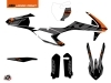 KTM 350 SXF Dirt Bike Reflex Graphic Kit Black