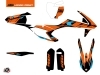 KTM 350 SXF Dirt Bike Reflex Graphic Kit Orange