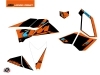 KTM 450-525 SX ATV Reflex Graphic Kit Orange