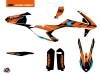 KTM 450 SXF Dirt Bike Reflex Graphic Kit Orange