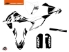 KTM 50 SX Dirt Bike Reflex Graphic Kit White