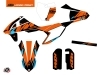 Kit Déco Moto Cross Reflex KTM 50 SX Orange