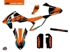 KTM 50 SX Dirt Bike Reflex Graphic Kit Orange