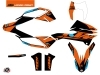 KTM 690 ENDURO R Dirt Bike Reflex Graphic Kit Orange