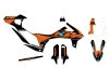 KTM 690 SMC R Street Bike Reflex Graphic Kit Orange