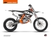 Kit Déco Moto Cross Reflex KTM 85 SX Blanc