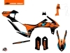 KTM 690 ENDURO R Street Bike Reflex Graphic Kit Orange