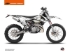 Kit Déco Moto Cross Reflex KTM EXC-EXCF Blanc