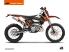 KTM EXC-EXCF Dirt Bike Reflex Graphic Kit Black