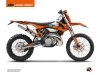 KTM EXC-EXCF Dirt Bike Reflex Graphic Kit Orange
