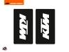 Kit Déco Stickers de fourche Reflex Moto Cross KTM SX-SXF EXC-EXCF Blanc