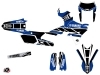 Yamaha 250 WRF Dirt Bike Replica Graphic Kit Blue