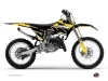 Kit Déco Moto Cross Replica Yamaha 250 YZ Jaune