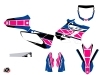 Yamaha 250 YZ Dirt Bike Replica Graphic Kit Pink