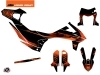 KTM 690 SMC R Dirt Bike Replica Thomas Corsi 2020 Graphic Kit Black Orange