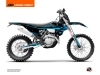 KTM EXC-EXCF Dirt Bike Replica Thomas Corsi 2020 Graphic Kit Black Blue