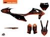 KTM 125 SX Dirt Bike Replica Thomas Corsi 2020 Graphic Kit Black Orange