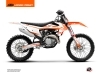 KTM 125 SX Dirt Bike Replica Thomas Corsi 2020 Graphic Kit Orange